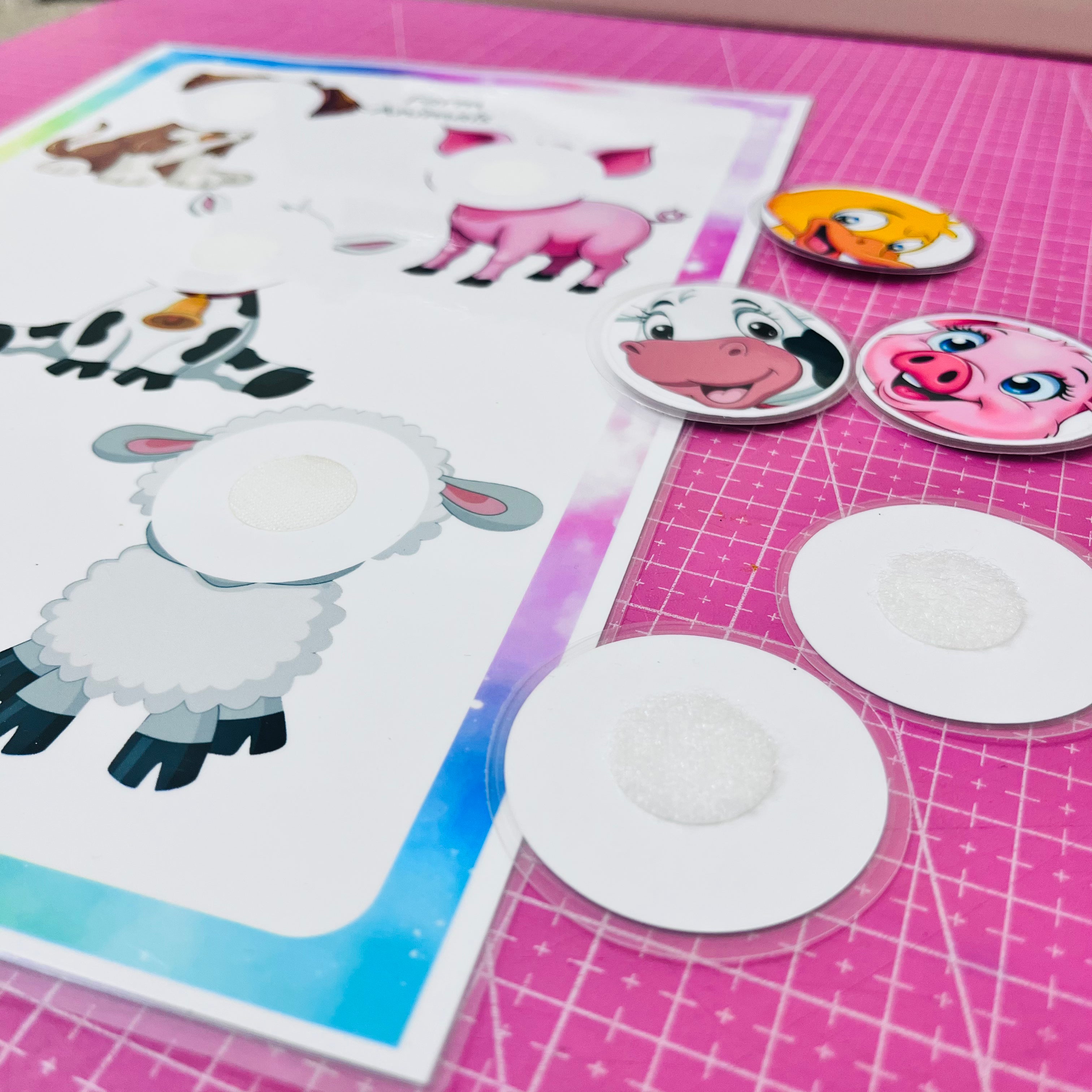 🧩 Velcro Game “Wild Animals” & “Farm Animals”(043)