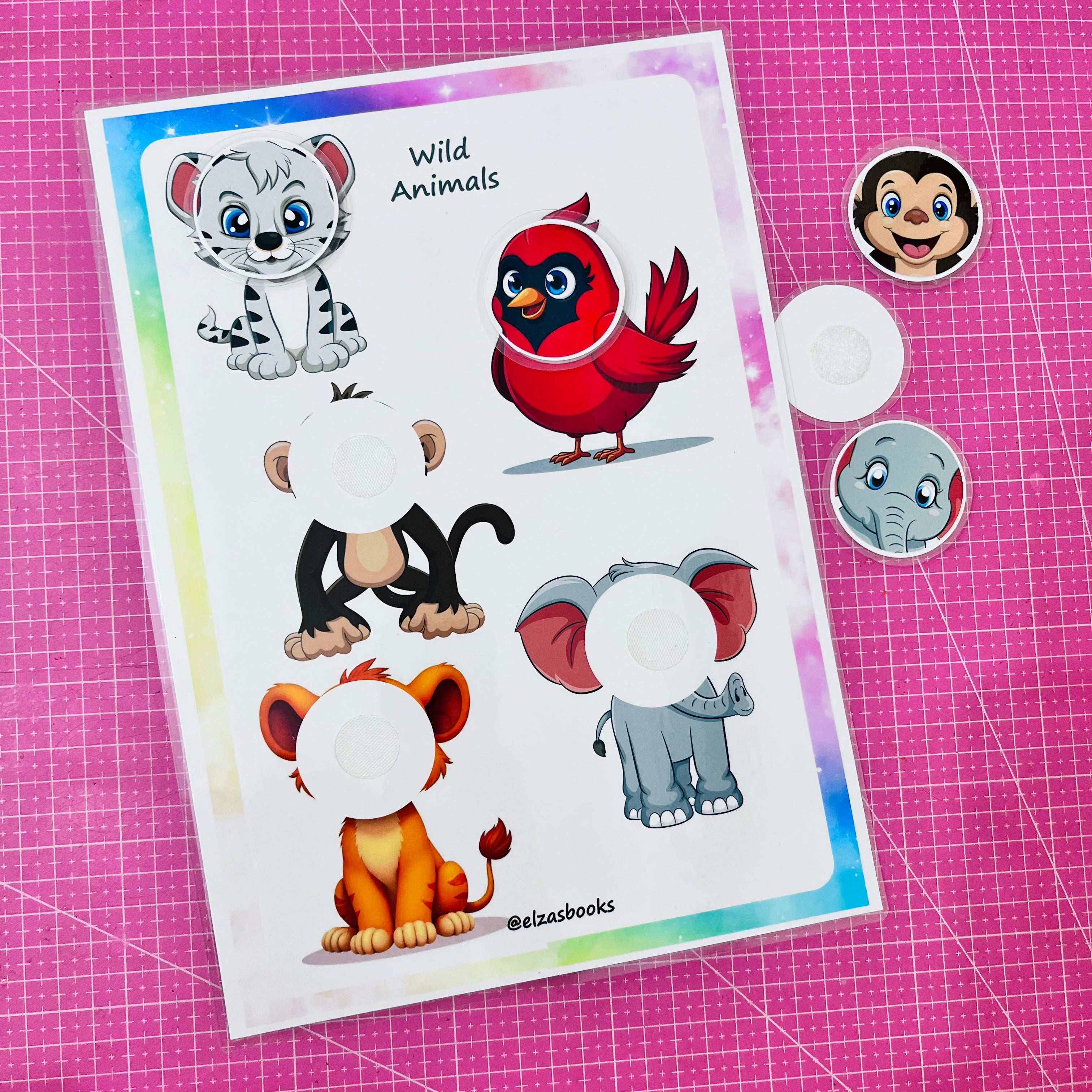 🧩 Velcro Game “Wild Animals” & “Farm Animals”(043)