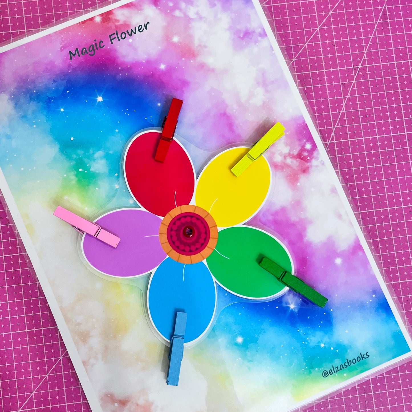 Colorful Craft Clothespins – 4.5 cm (20 pcs)
