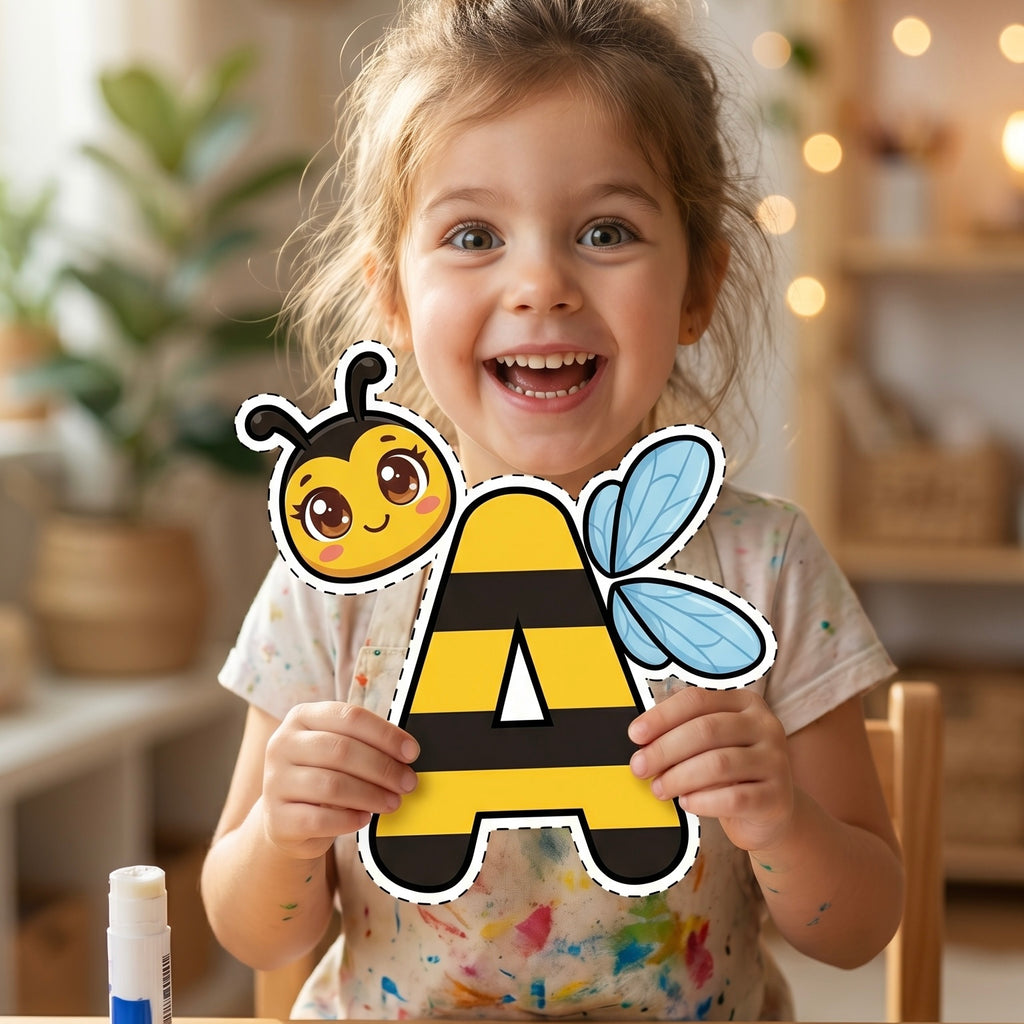 ABC Cut & Glue Animals-Portuguese(123)
