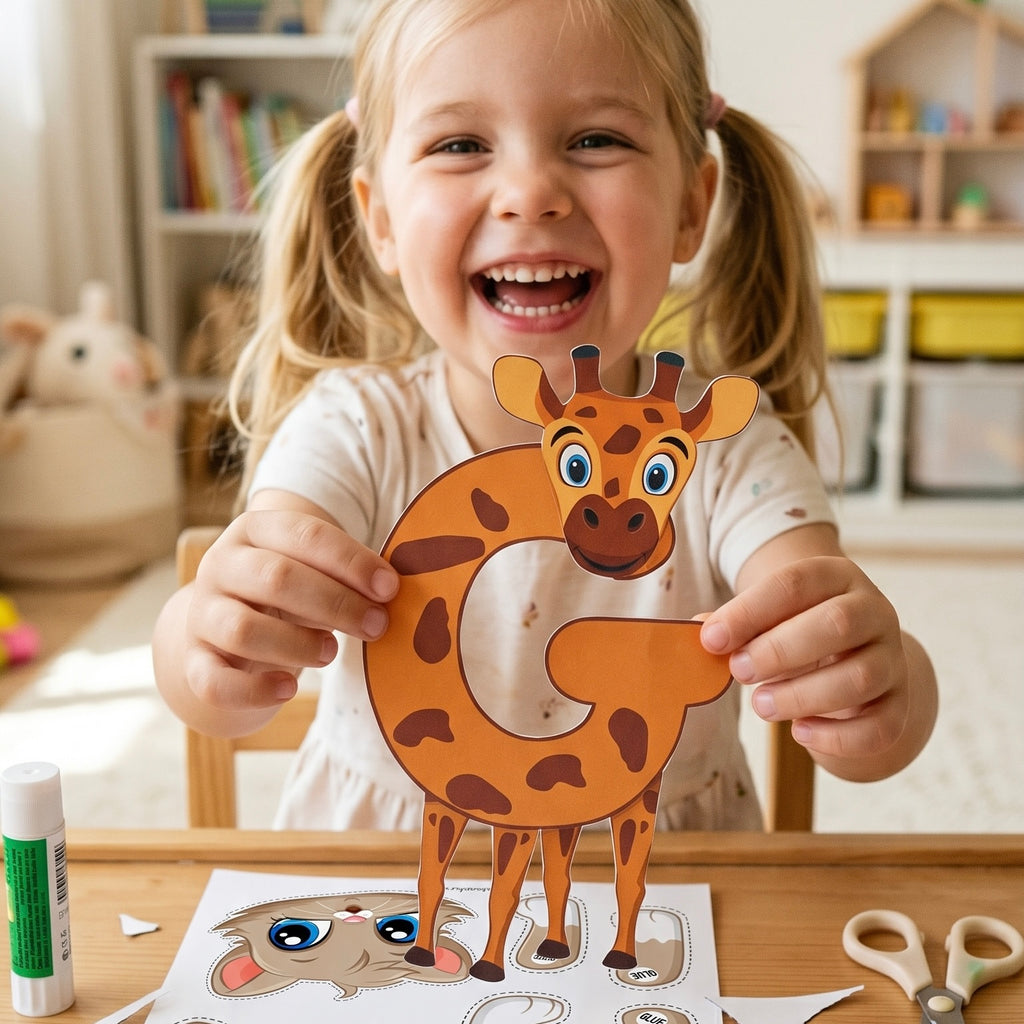 ABC Cut & Glue Animals (108)