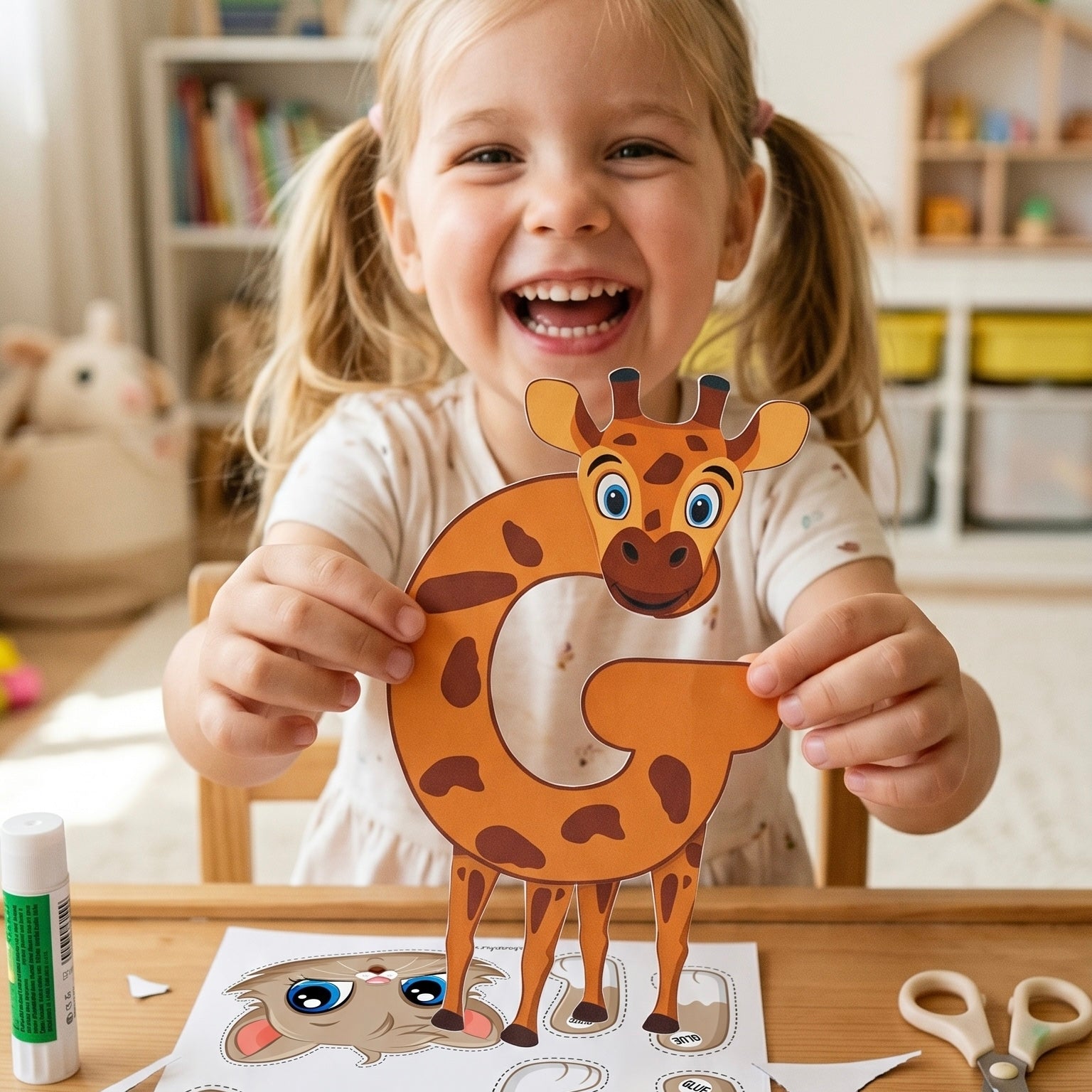 ABC Cut & Glue Animals (108)