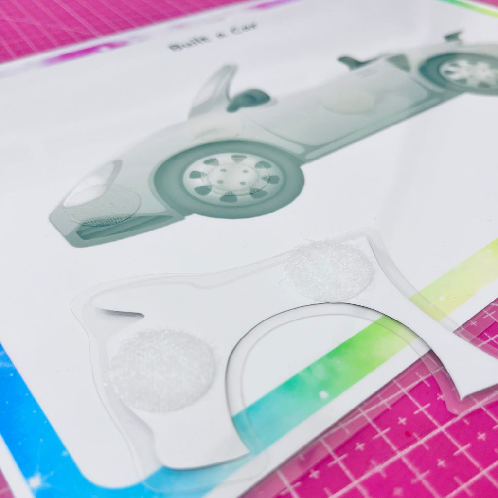 🚗 Velcro Game “Build the Car”(039)