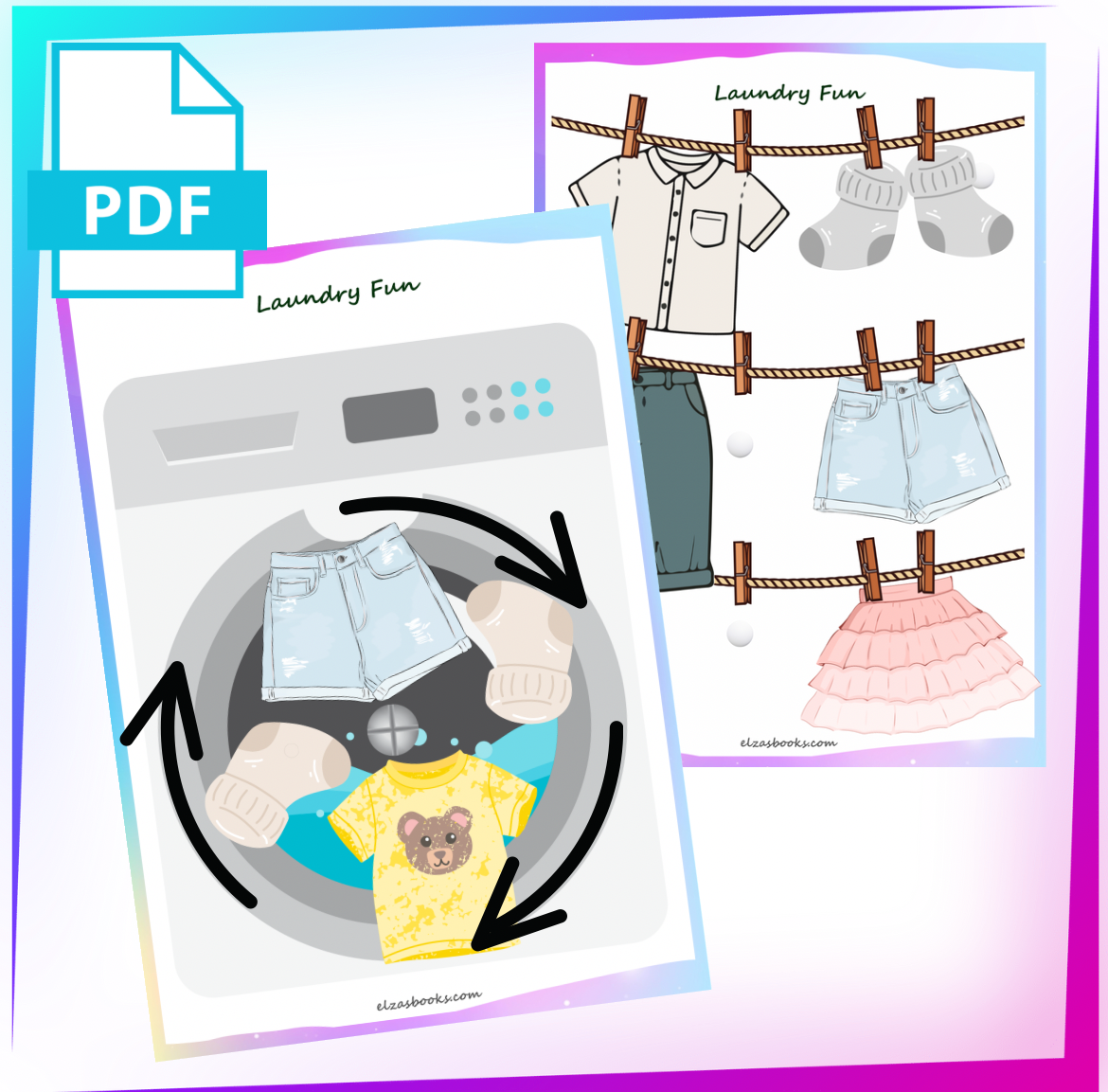 Laundry Fun 💦🧺(072)