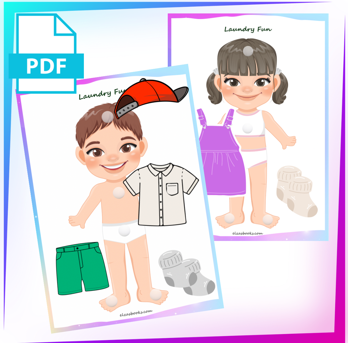 Laundry Fun 💦🧺(072)