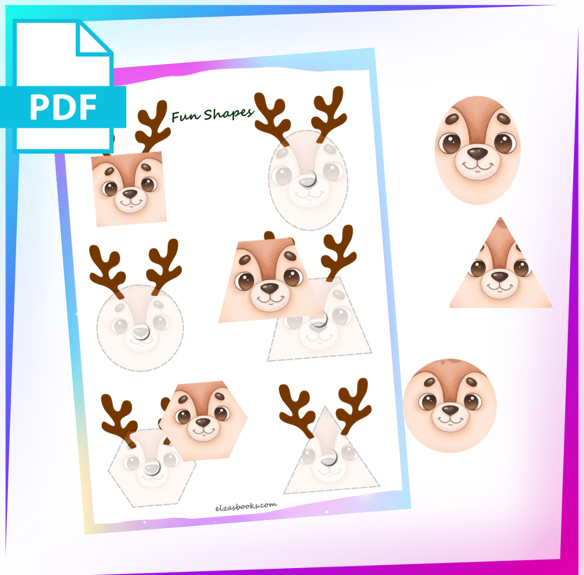 Fun Shapes 🎨✨(073)