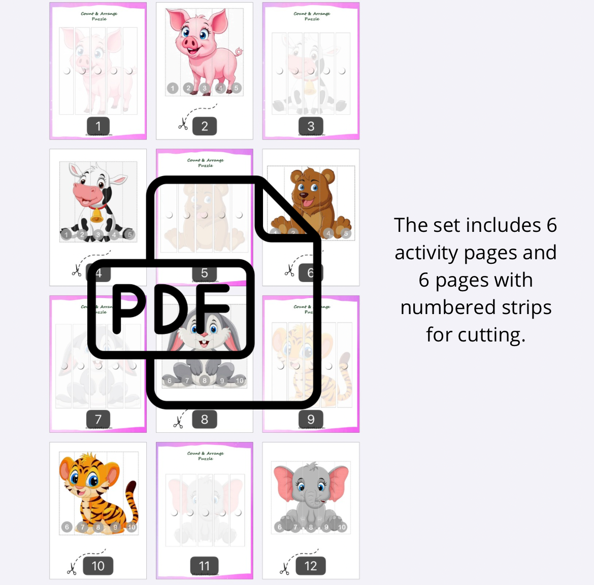 Count & Arrange Puzzle(075)