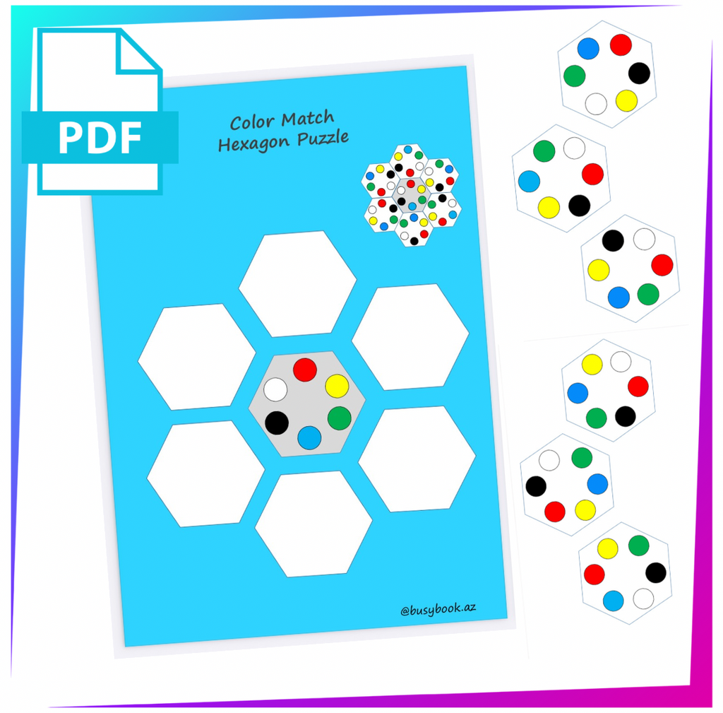 🧩 Hexagon Color Match(029)