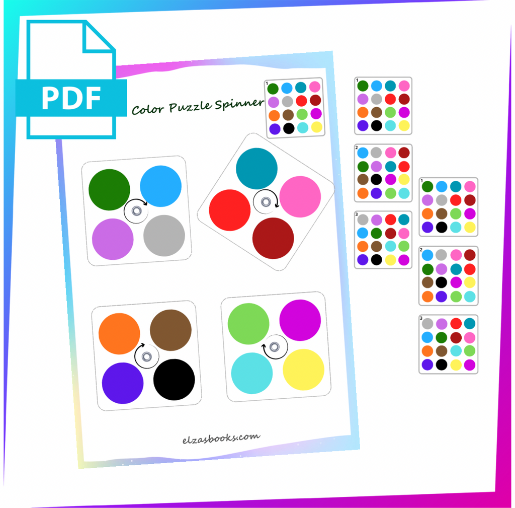 Ruleta del rompecabezas de colores (083)