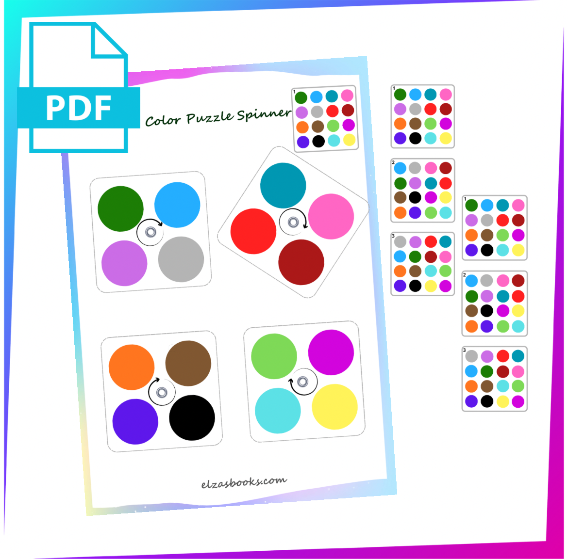 Color Puzzle Spinner (083)