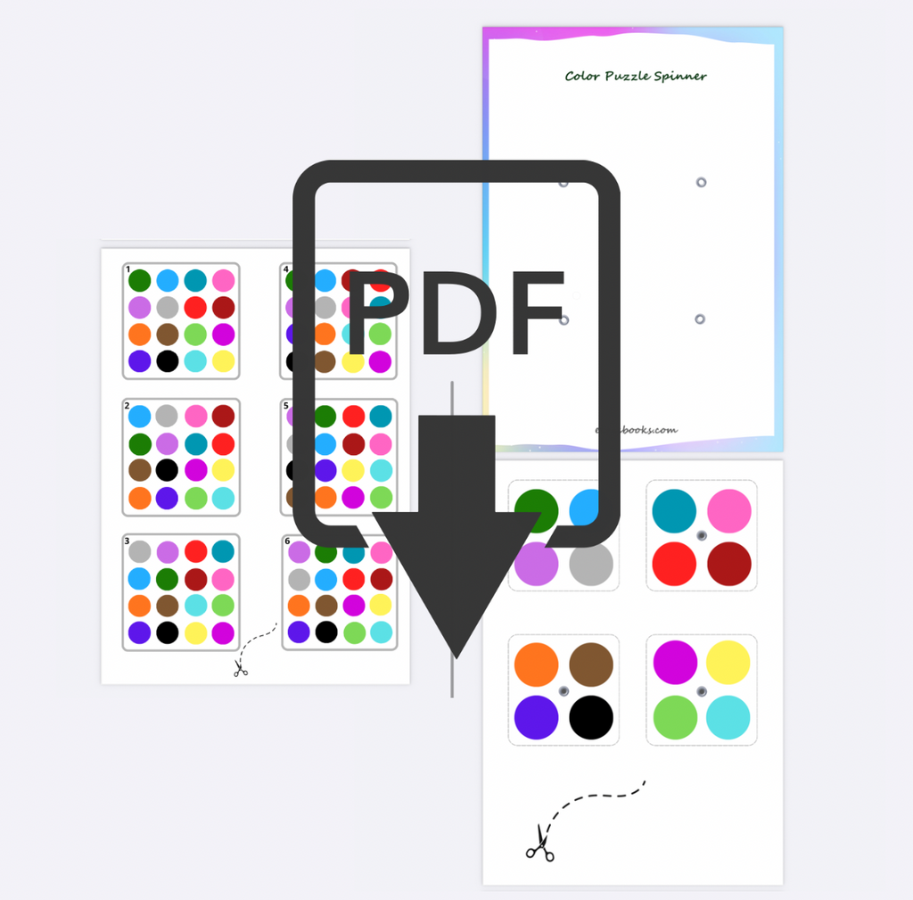 Ruleta del rompecabezas de colores (083)