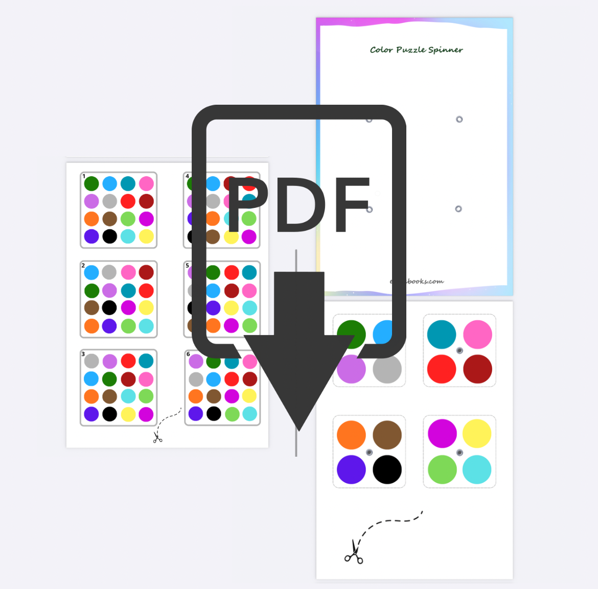 Color Puzzle Spinner (083)