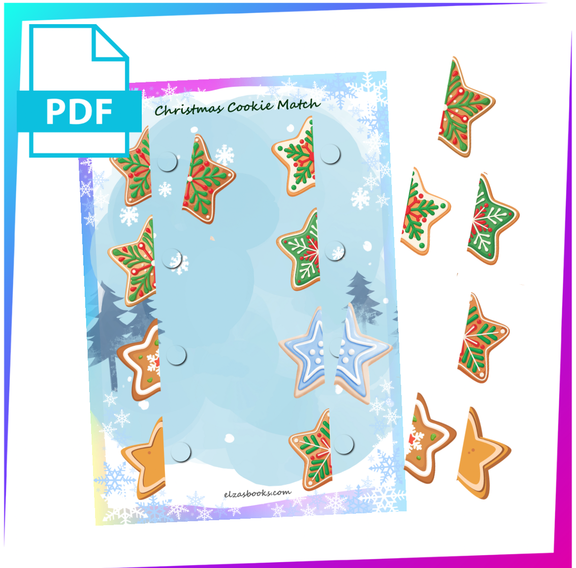 🍪✨ Christmas Cookie Match(091)