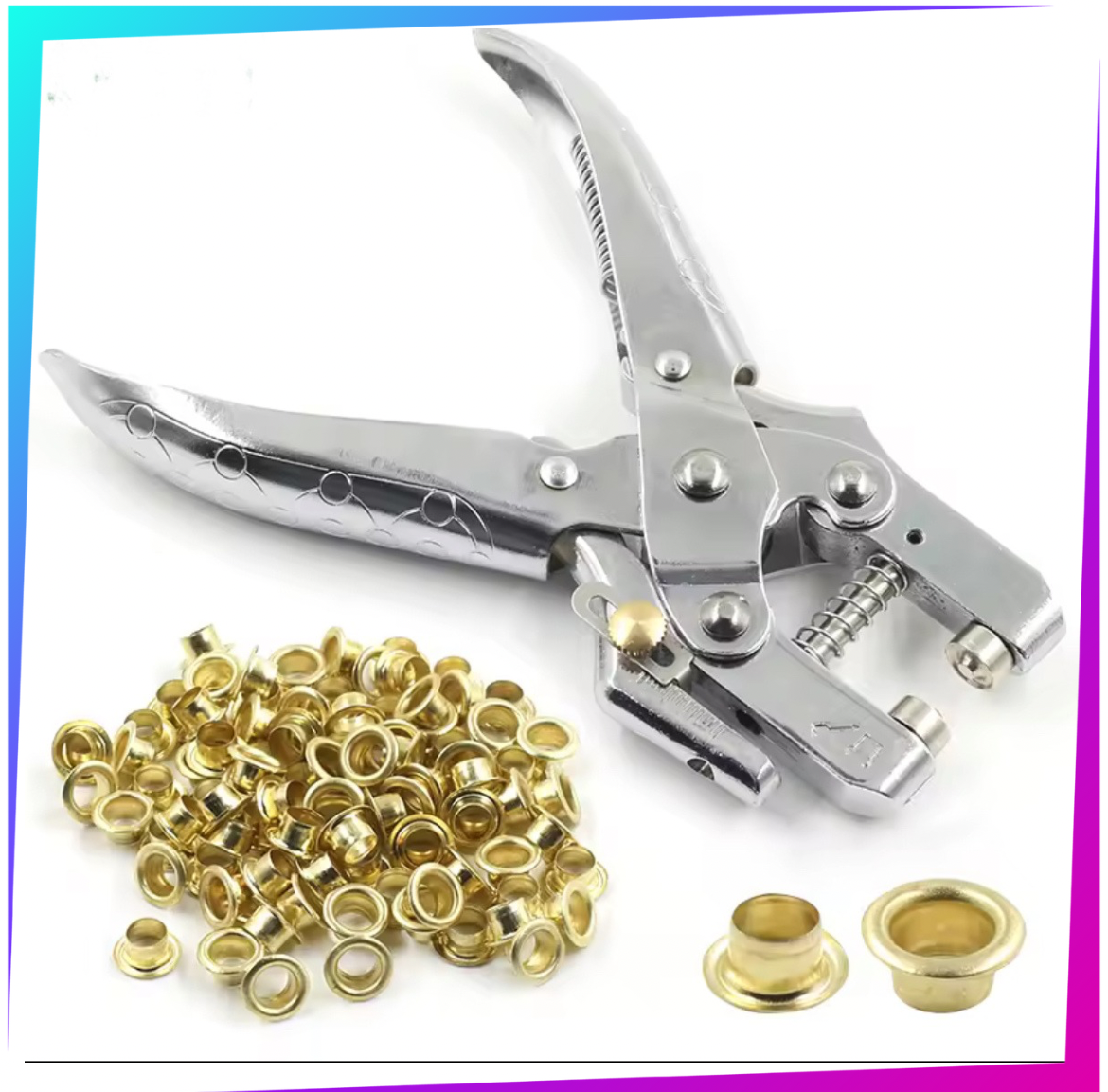 2-in-1 Hole Punch with Eyelets