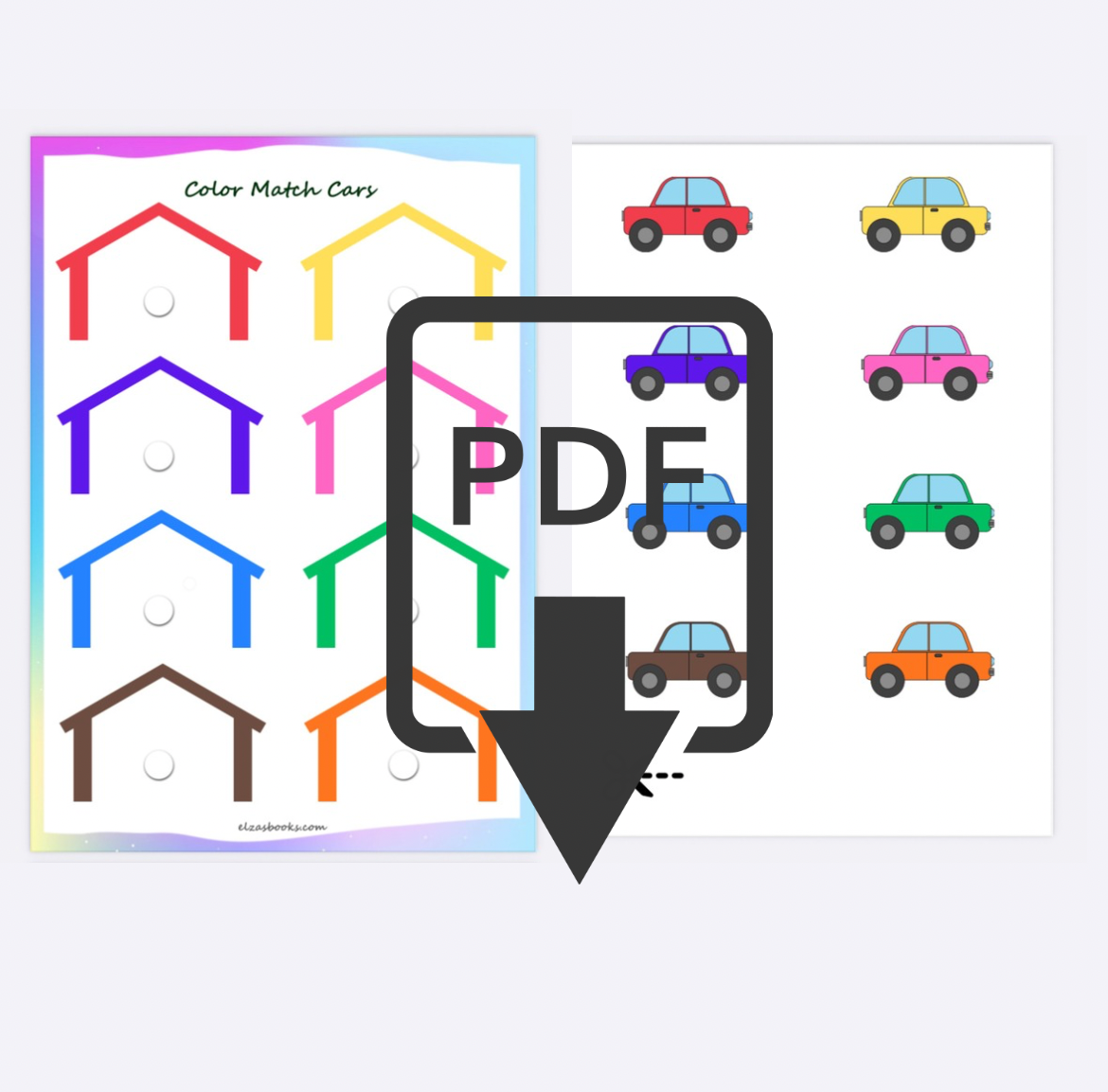 Coches de colores a juego (097)