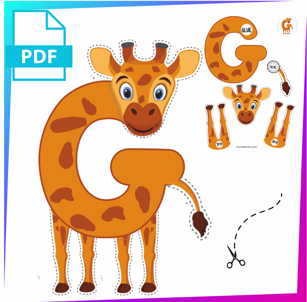 ABC Cut & Glue Animals (108)