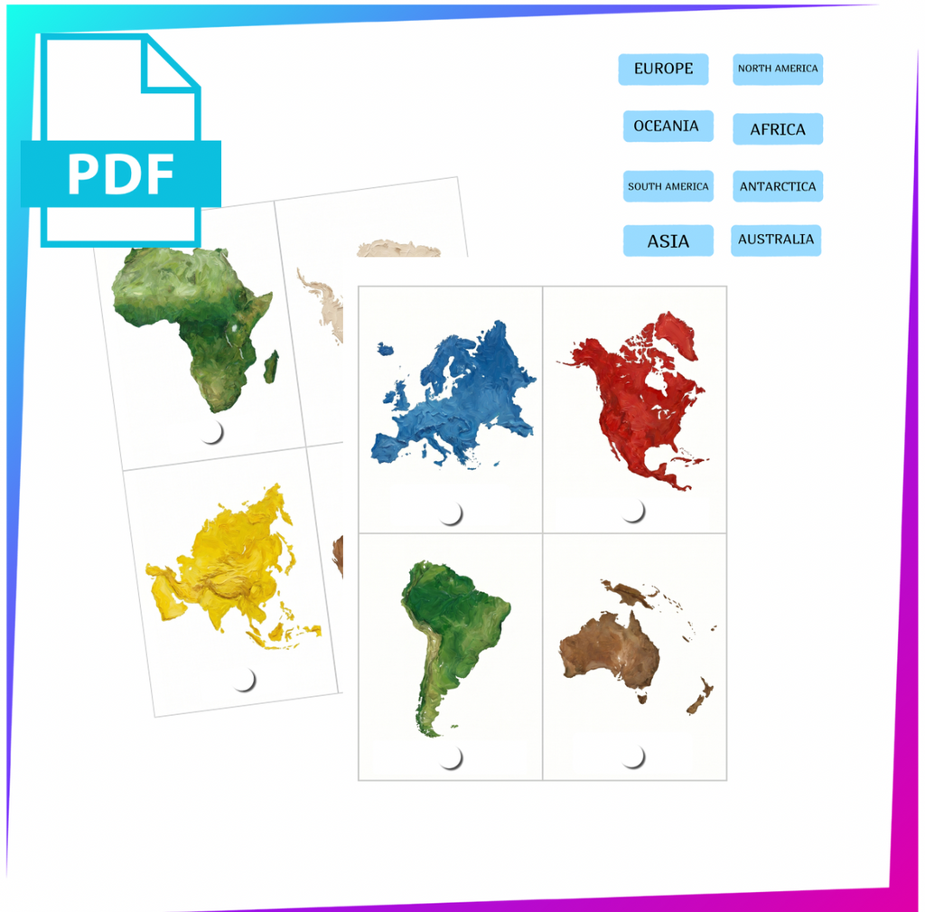 Color & Match the Continents (117)