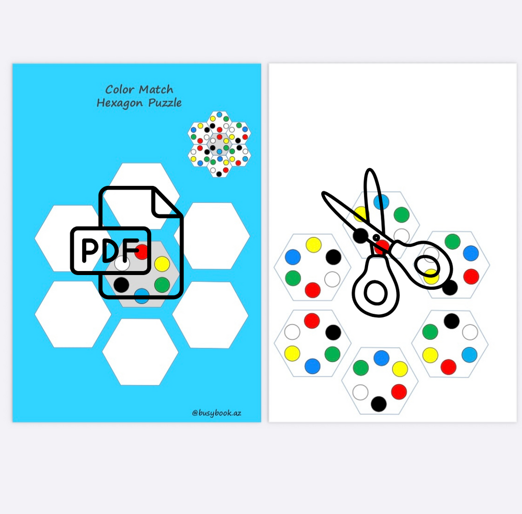 Hexagon Puzzle Color Match 🌈(029)