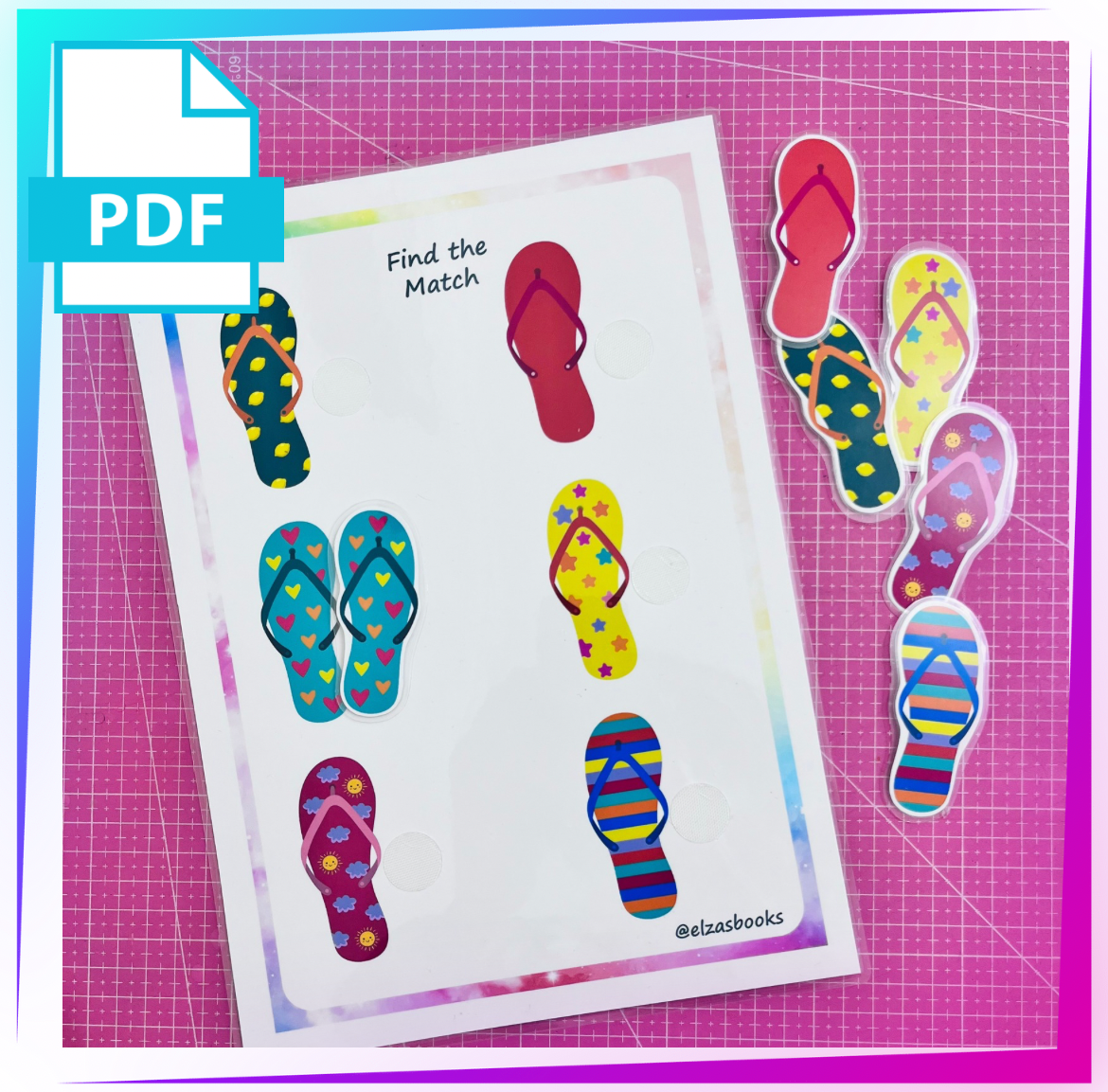 Game “Find the Pair” 🩴🎨(038)