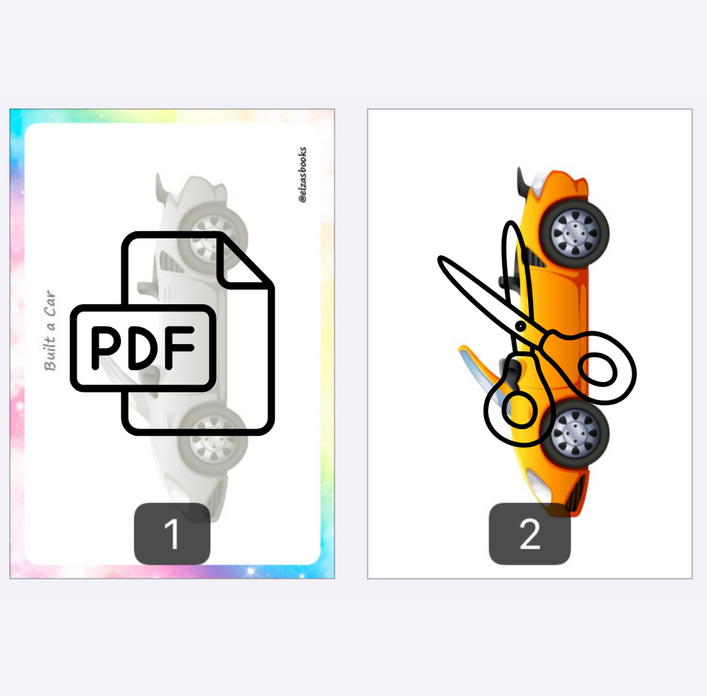 🚗 Velcro Game “Build the Car”(039)