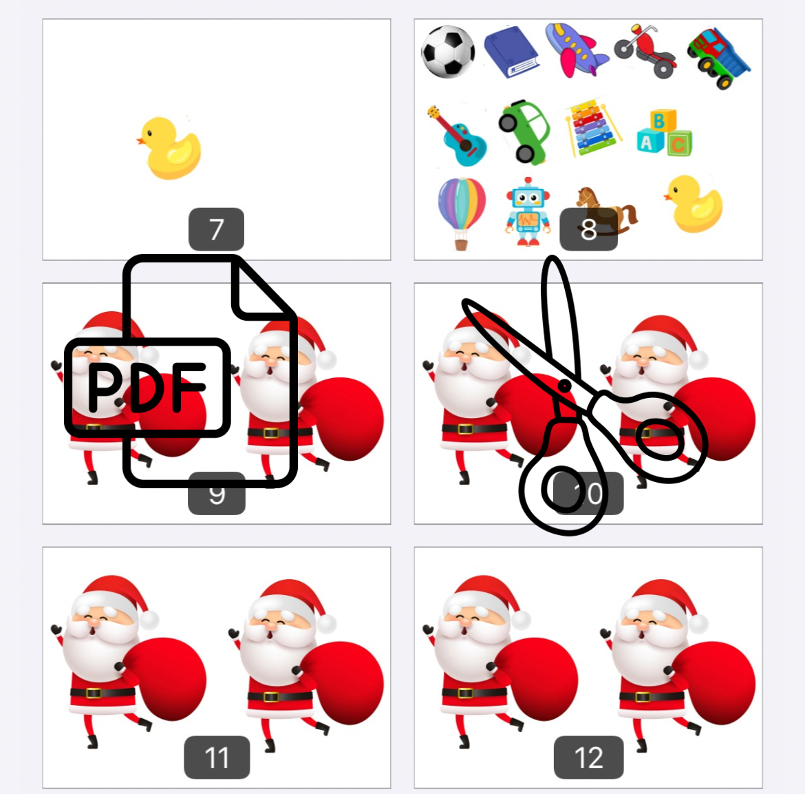 🎁 Game “What’s in Santa’s Bag?”(010)