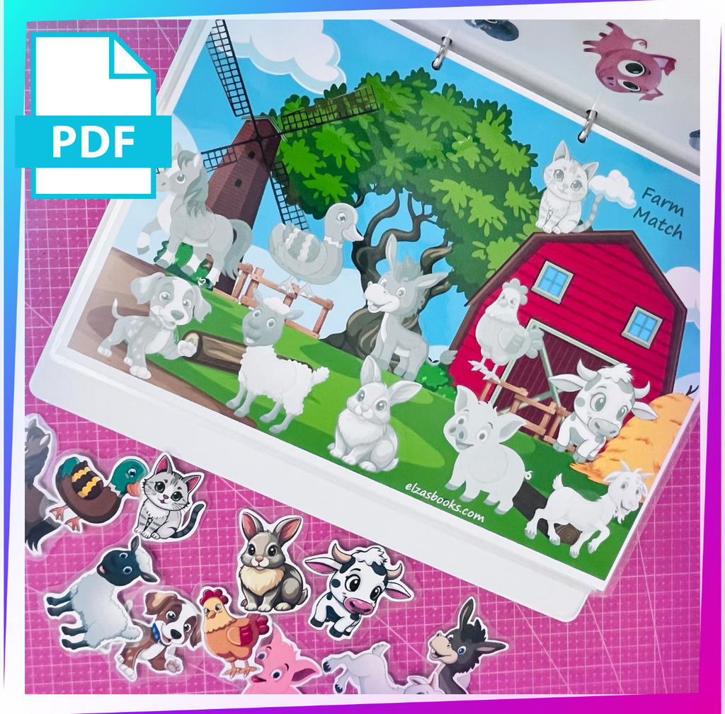 Farm Animals Match🐄🐓(045)