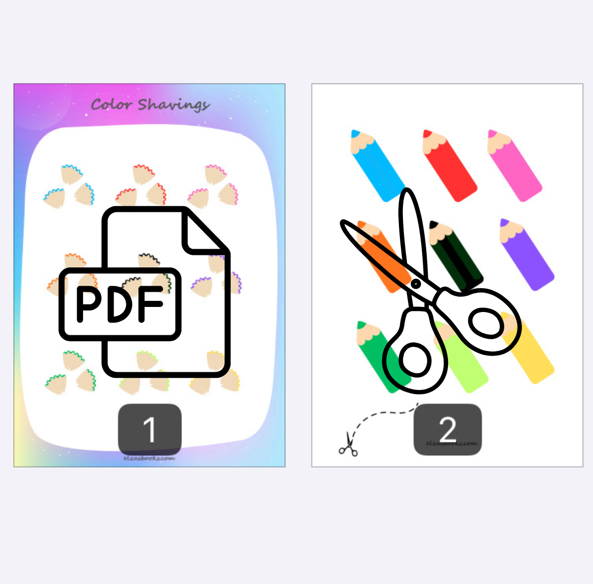 ✨ Velcro Game “Pencil and Shavings (051)