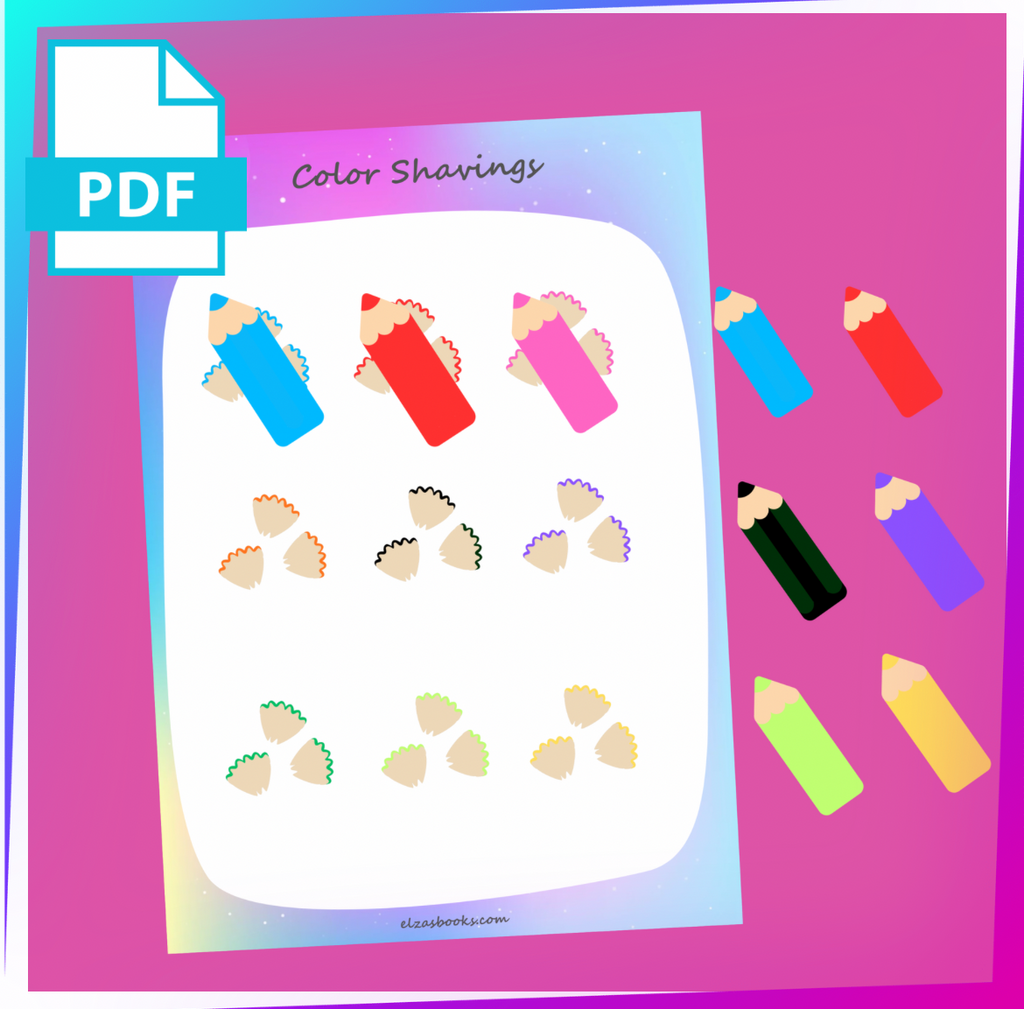 ✨ Velcro Game “Pencil and Shavings (051)