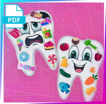 🦷 Velcro Game “Good or Bad for Teeth(050)