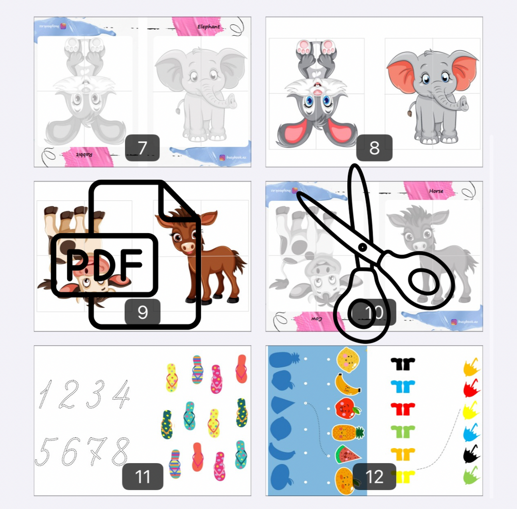 🧩 Animal Puzzles 🐻🦁🐼(009)