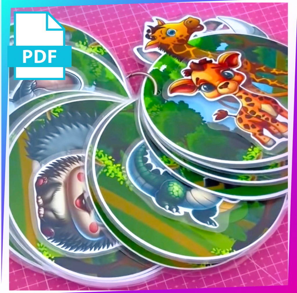 👩‍🍼 Mommy & Baby Animals Game 🐘🐥🐨(003)