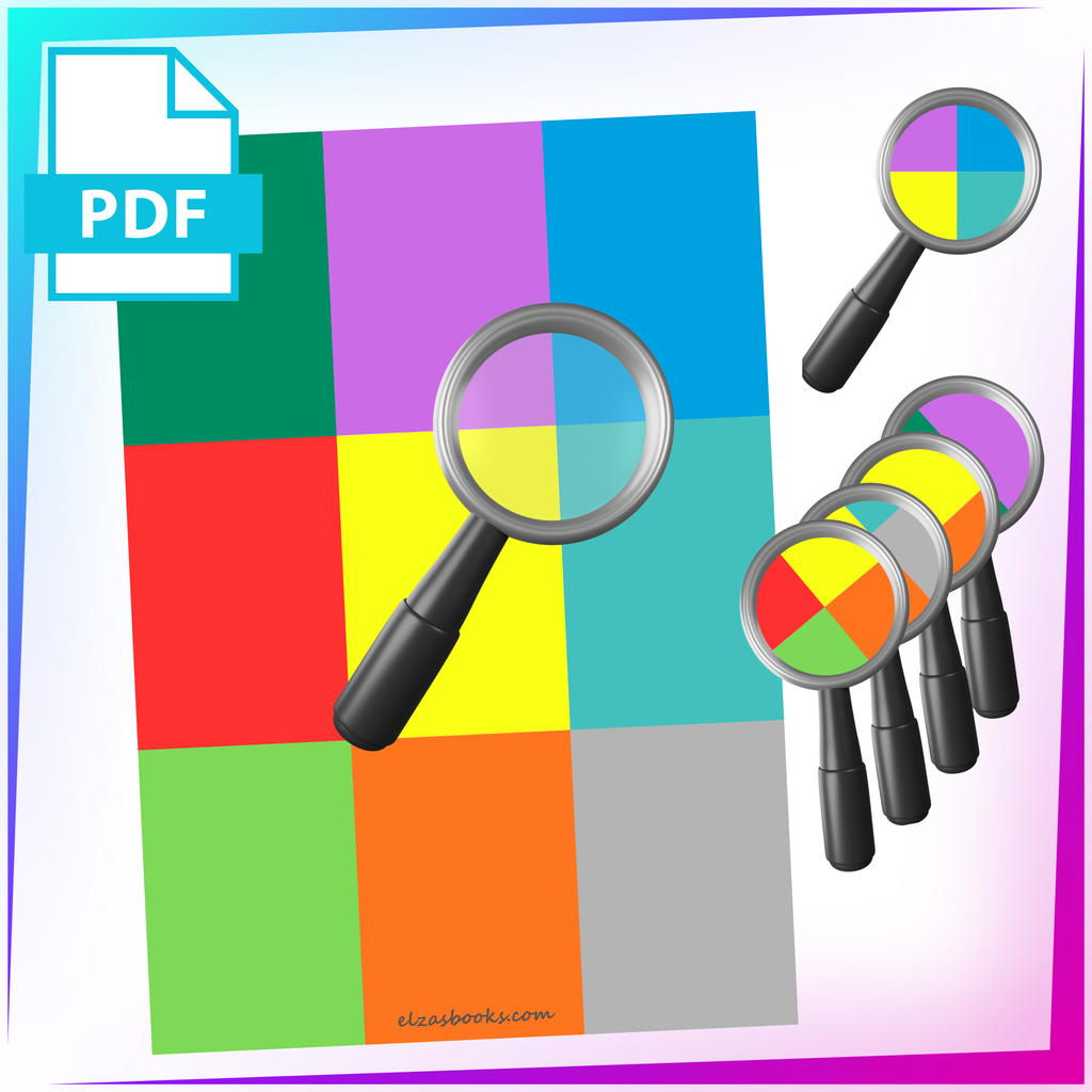 ✨ Game with a Magnifying Glass 🔍🎨(056)