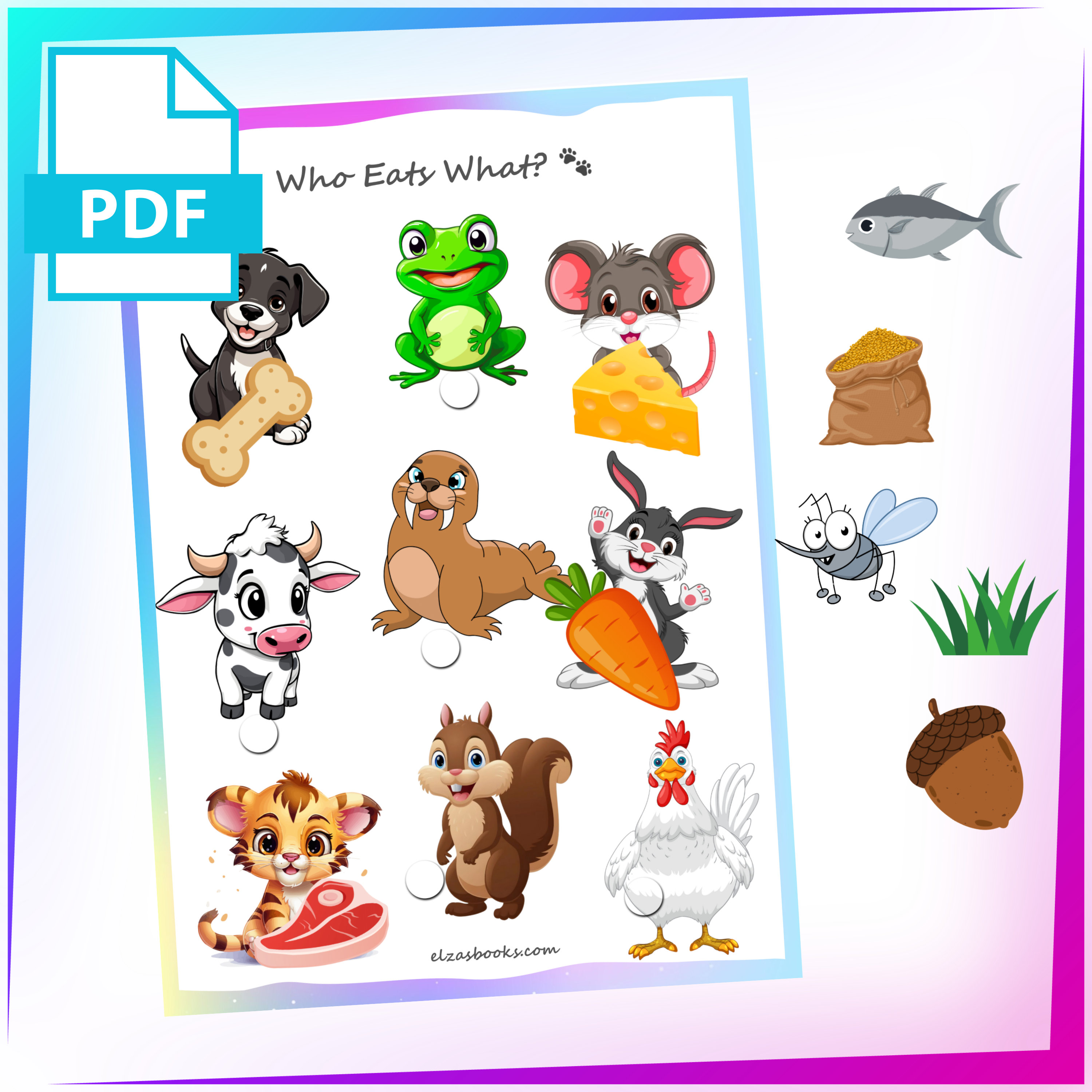 Who Eats What? 🐾(058)