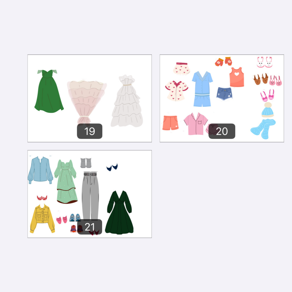 ๐ Aylin Doll โ Dress the Doll by Seasons ๐(025) โ Elza's Books