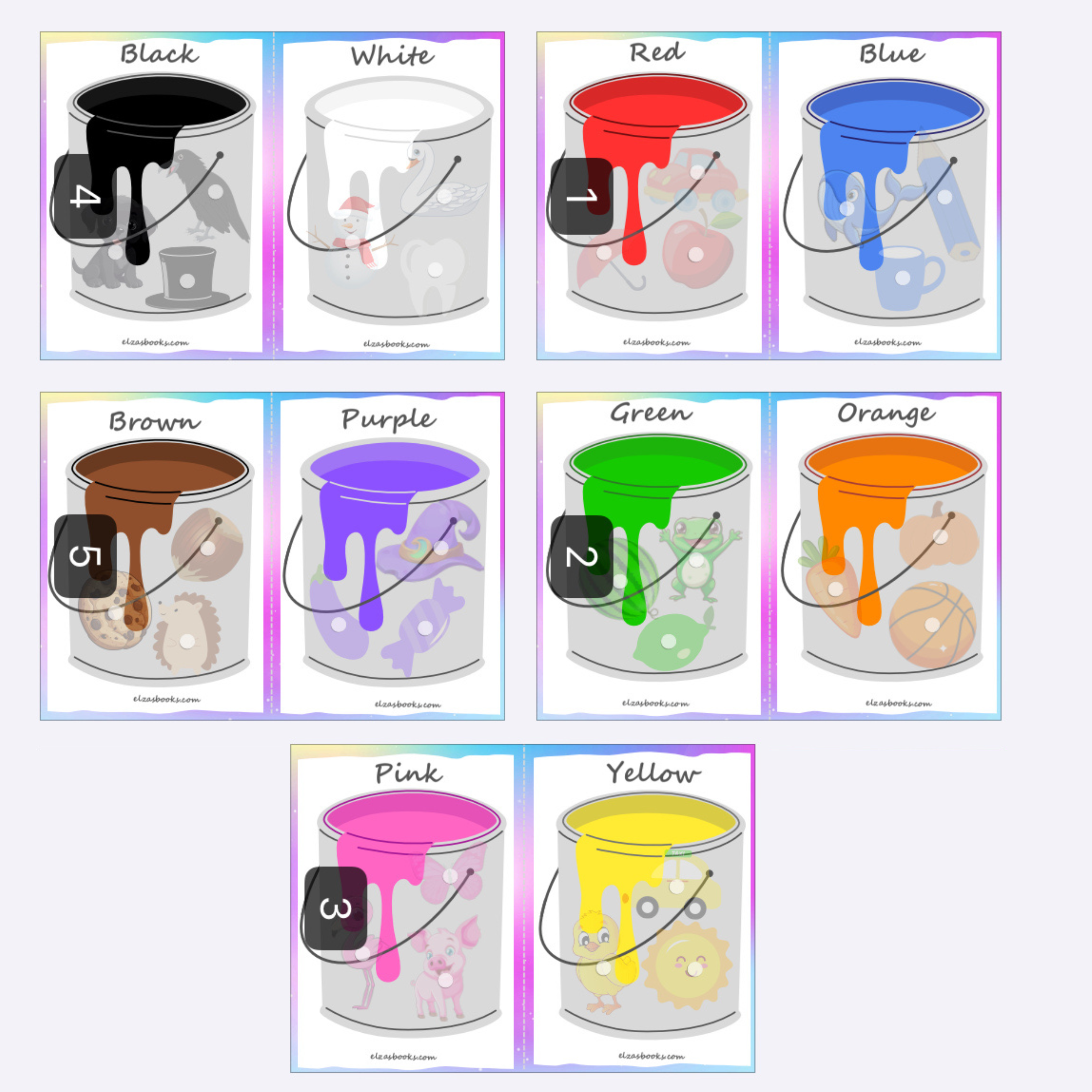 🎨 Color Buckets Game(060)