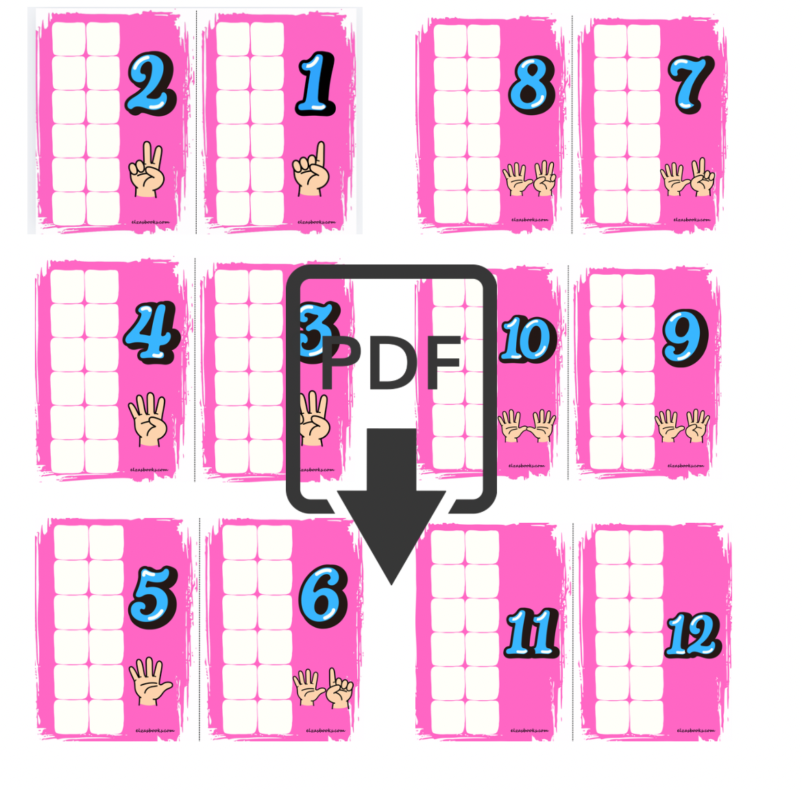 Count & Fill Numbers (1–12)(136)