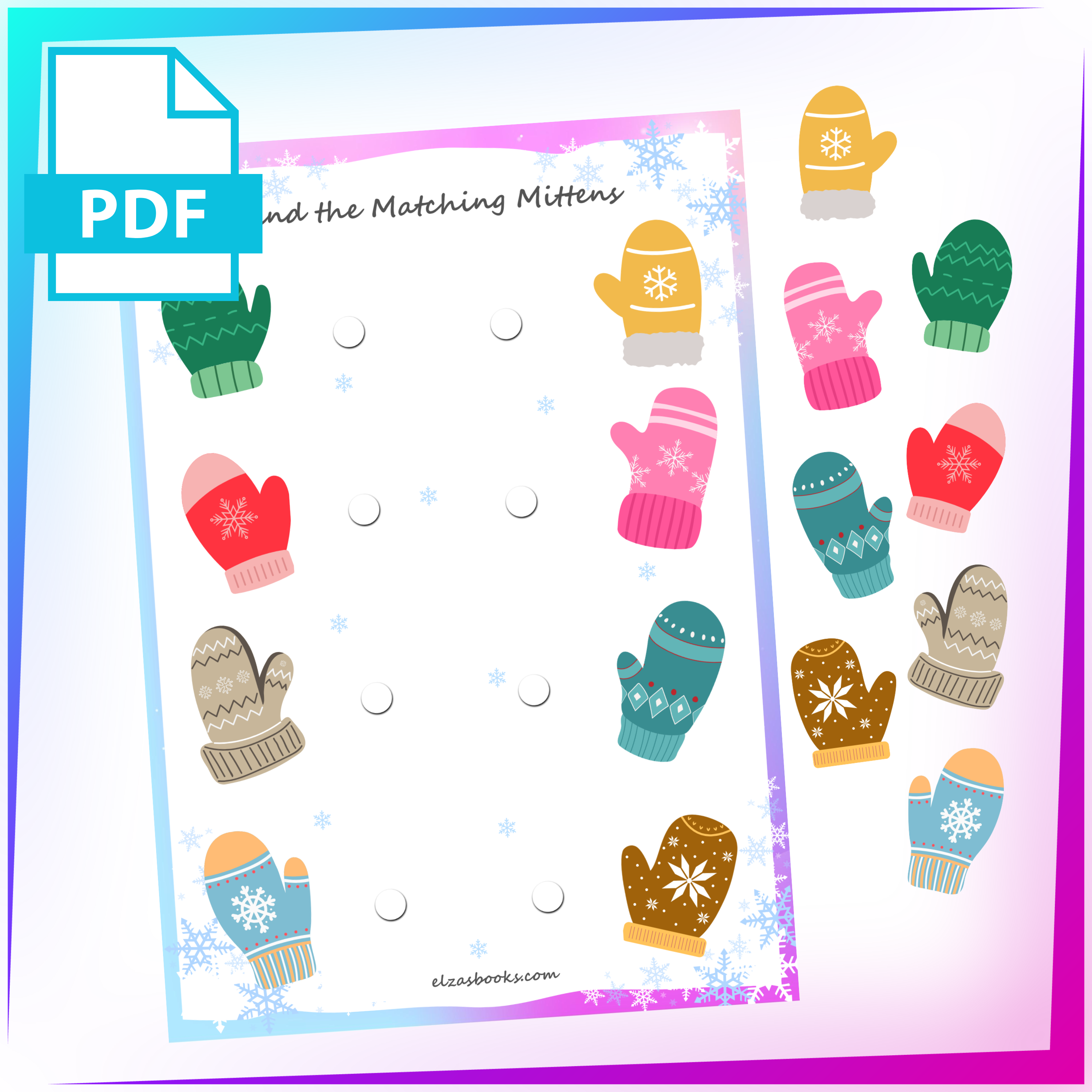 Find the Matching Mittens 🧤(061)