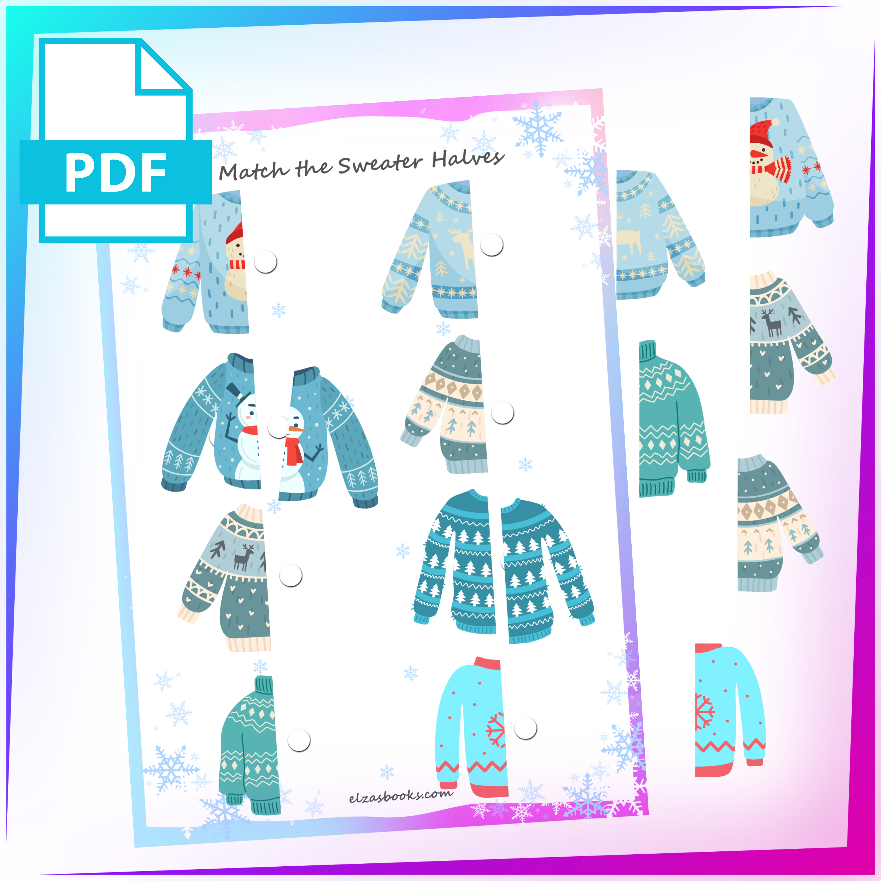 🧶 Match the Sweater Halves(062)