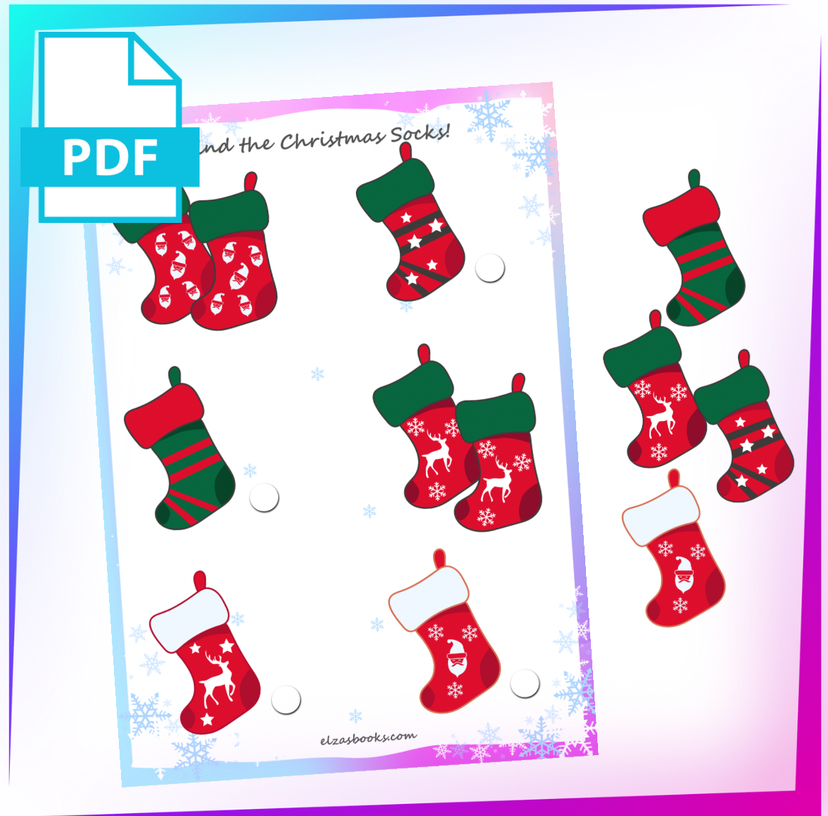 Find the Christmas Socks!(065)