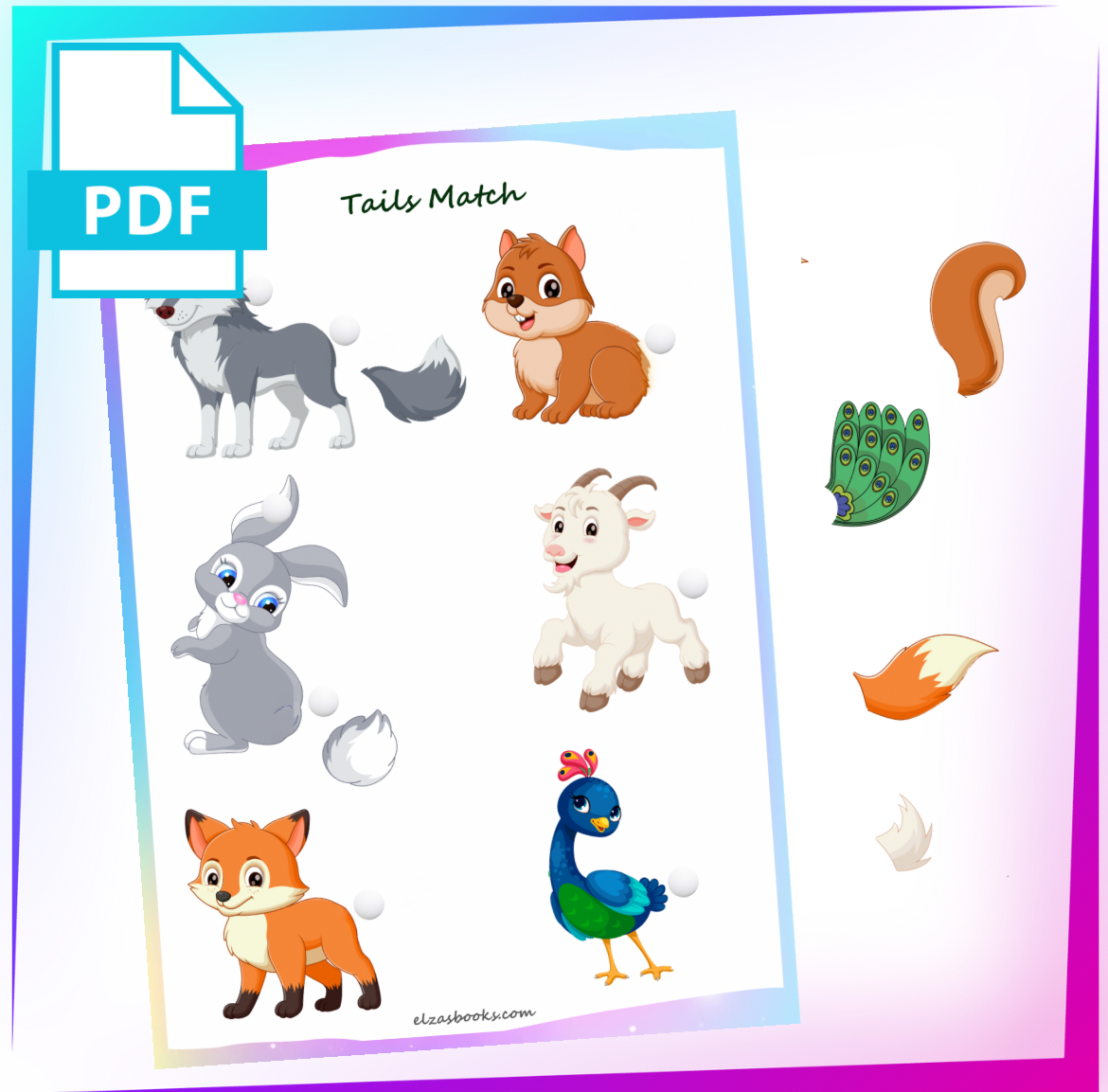 “Tails Match”🐺🦊🐰(067)