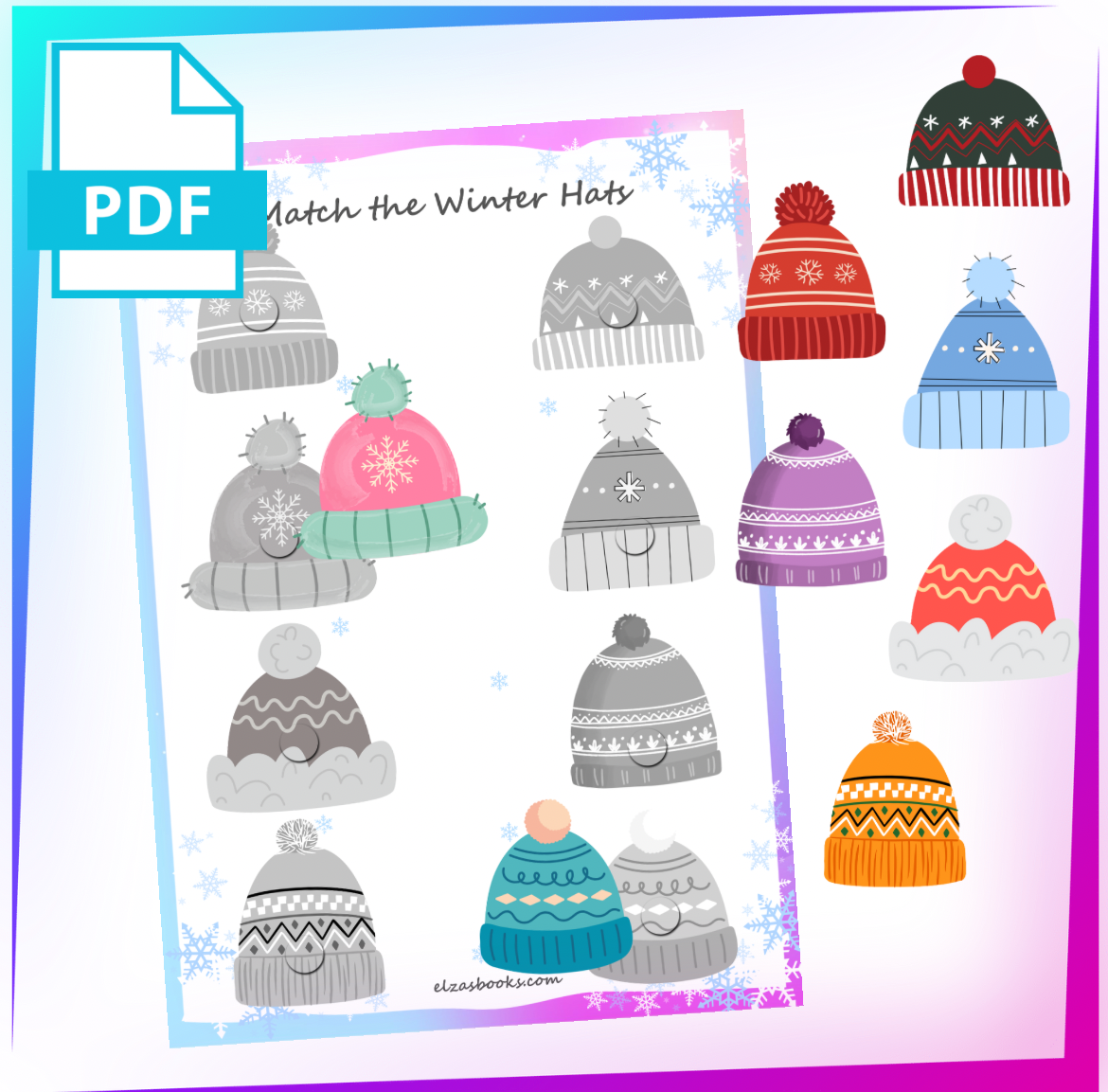 Match the Winter Hats ❄️(063)
