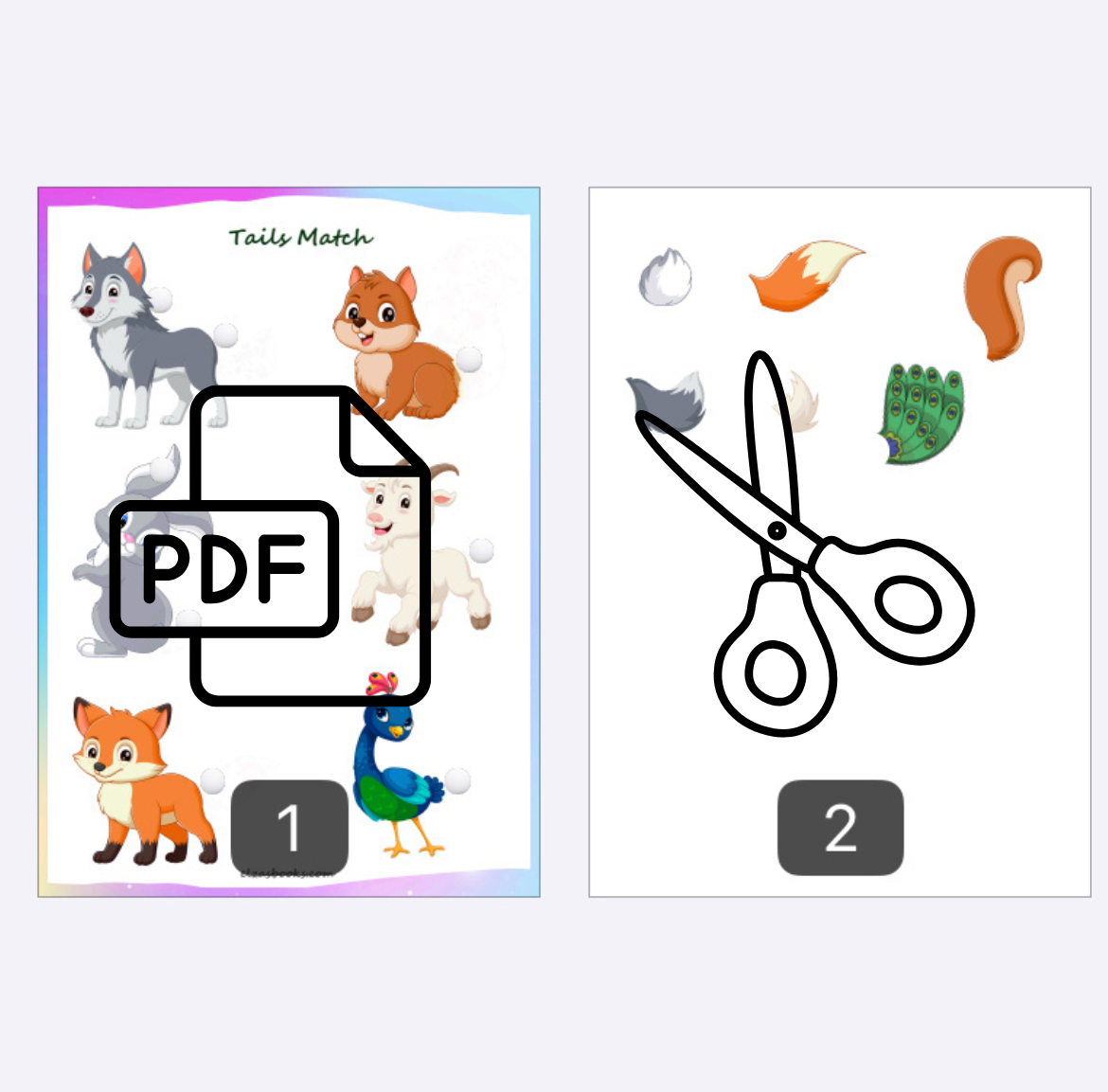 “Tails Match”🐺🦊🐰(067)