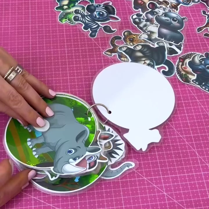 👩‍🍼 Mommy & Baby Animals Game 🐘🐥🐨(003)